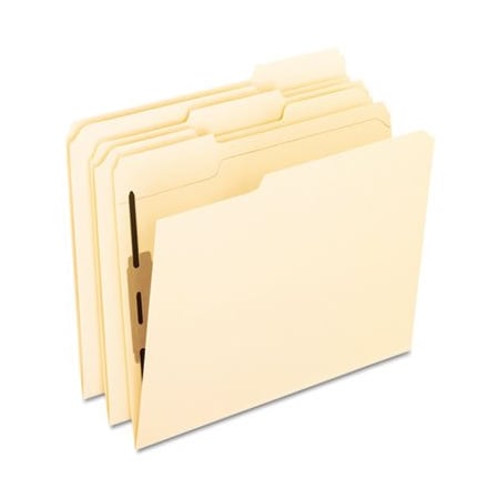 Tops Business Forms Pendaflex, MANILA FOLDERS WITH ONE BONDED FASTENER, 1/3-CUT TABS, LETTER SIZE, 50PK M13U1
